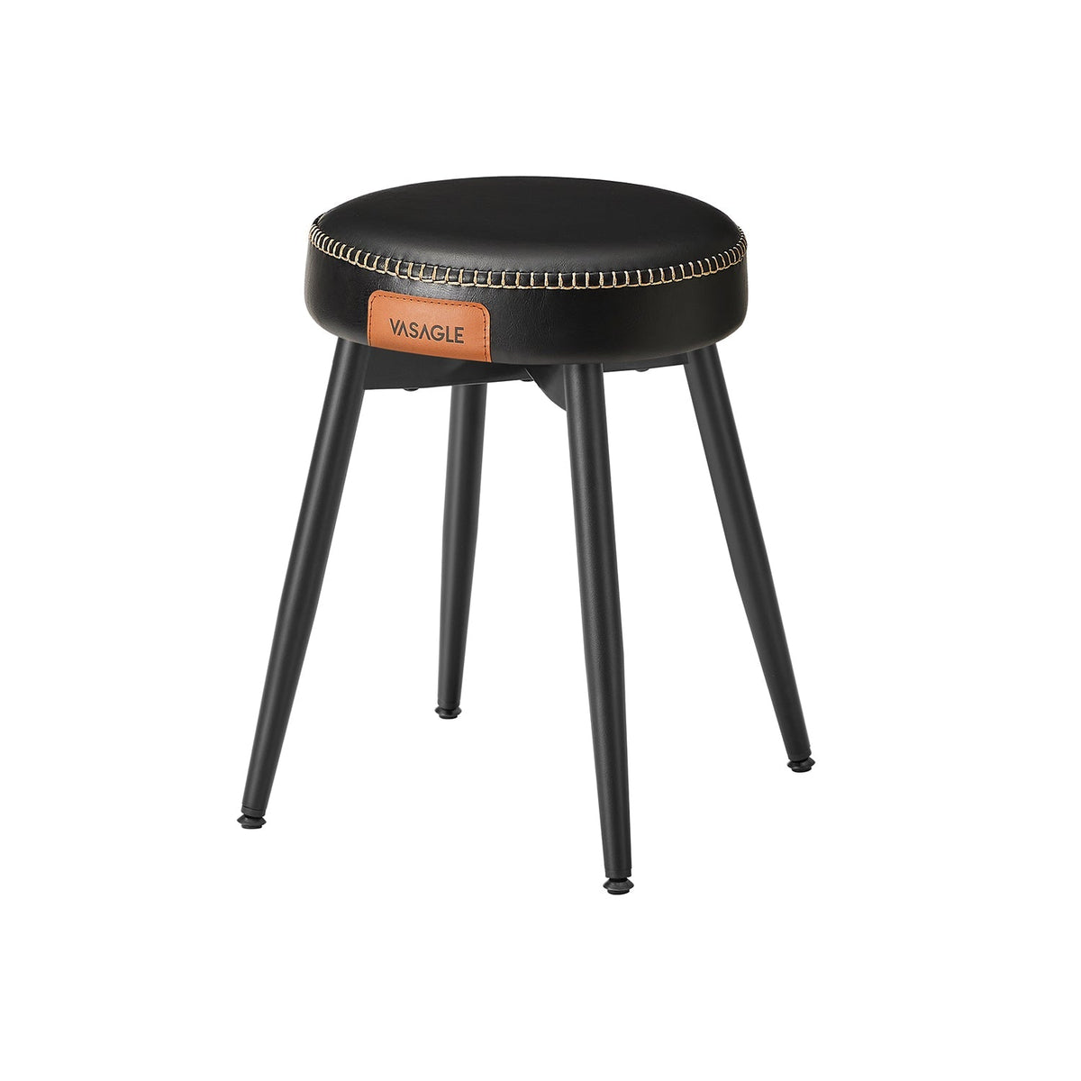 Dining Chair - Synthetic Leather - Ink Black