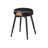 Dining Chair - Synthetic Leather - Ink Black