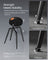 Dining Chairs Set of 2 - Synthetic Leather - Ink Black