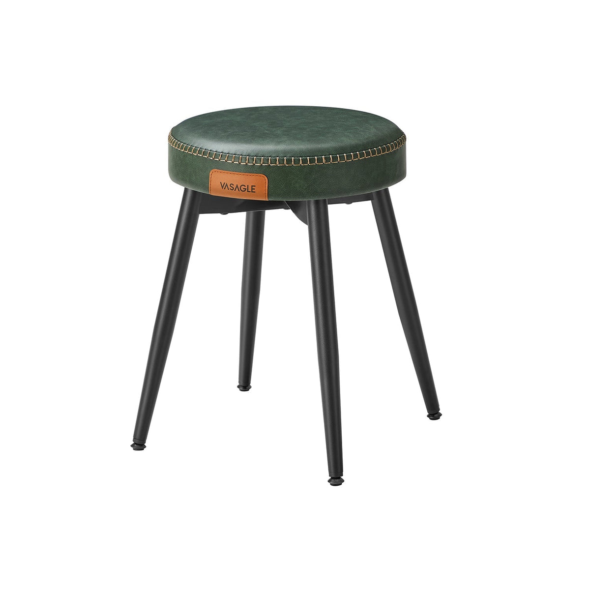 Dining Chair - Synthetic Leather - Mid-Century Modern