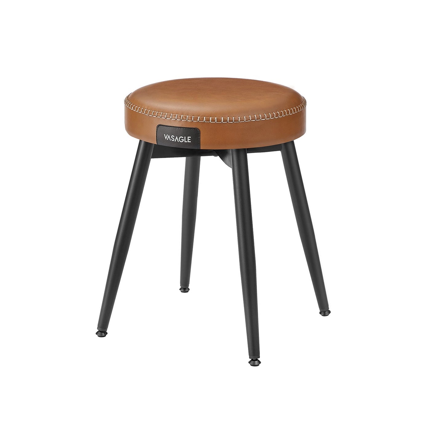 Dining Chair - Synthetic Leather - Caramel Brown