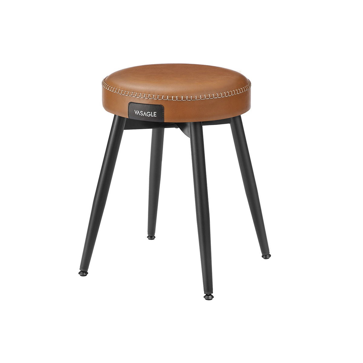 Dining Chair - Synthetic Leather - Caramel Brown