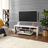 TV Stand - MDF - Glossy White - LED Lighting