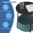 Round Side Table - Wood - Ebony Black