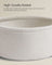 Round Side Table - Wood - Cream White - Spacious Design with Basket