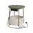 Round Side Table - Wood - Forest Green - With Charging Station and USB Ports