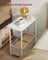 Rectangular Side Table - Wood - Matte White