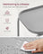 2-Tier Metal Side Table - Metal - Dove Grey - Tray Surface for Versatile Use