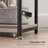 2-Tier End Table - Steel - Industrial Gray - With Storage Shelf