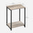 2-Tier End Table - Steel - Industrial Gray - With Storage Shelf