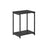 End Table - 2-Tier with Storage Shelf - Steel - Classic Black