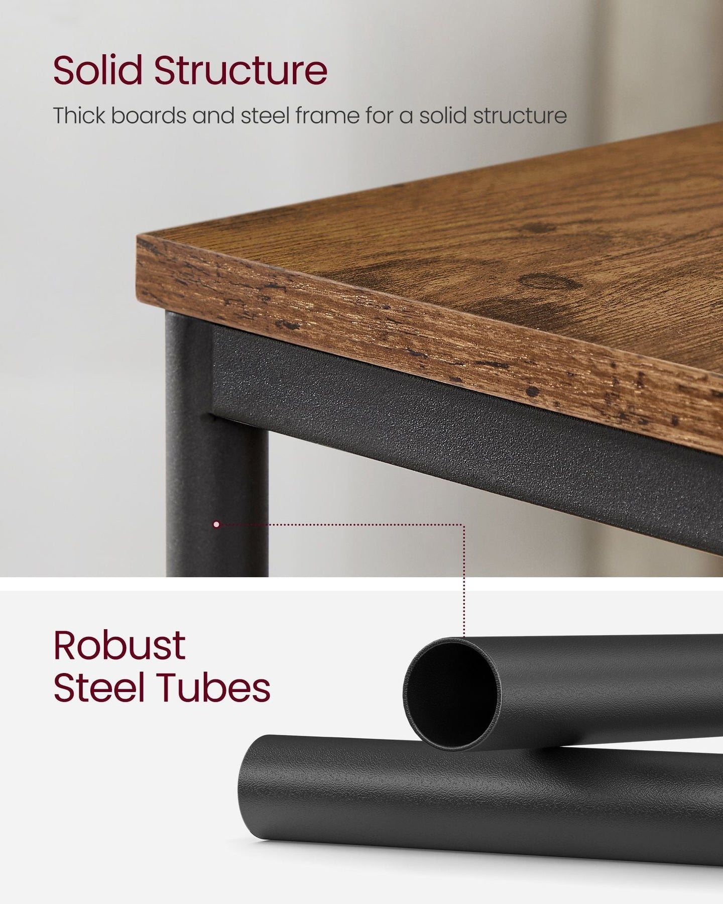 2-Tier End Table - Set of 2 - Steel
