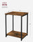 2-Tier End Table - Set of 2 - Steel