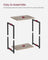2-Tier End Table - Set of 2 - Steel Frame - Multi-Purpose Use