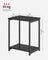 2-Tier End Table - Set of 2 - Steel Frame