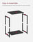End Table - 2-Tier with Storage Shelf - Steel - Classic Black