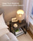 2-Tier Side Tables - Steel Frame - Chestnut Brown - Timeless Color Options