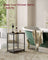 2-Tier Side Tables - Steel Frame - Chestnut Brown - Timeless Color Options