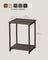 2-Tier Side Tables - Steel Frame - Chestnut Brown - Timeless Color Options