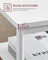 2-Tier End Table - Set of 2 - Steel Frame - Easy to Assemble