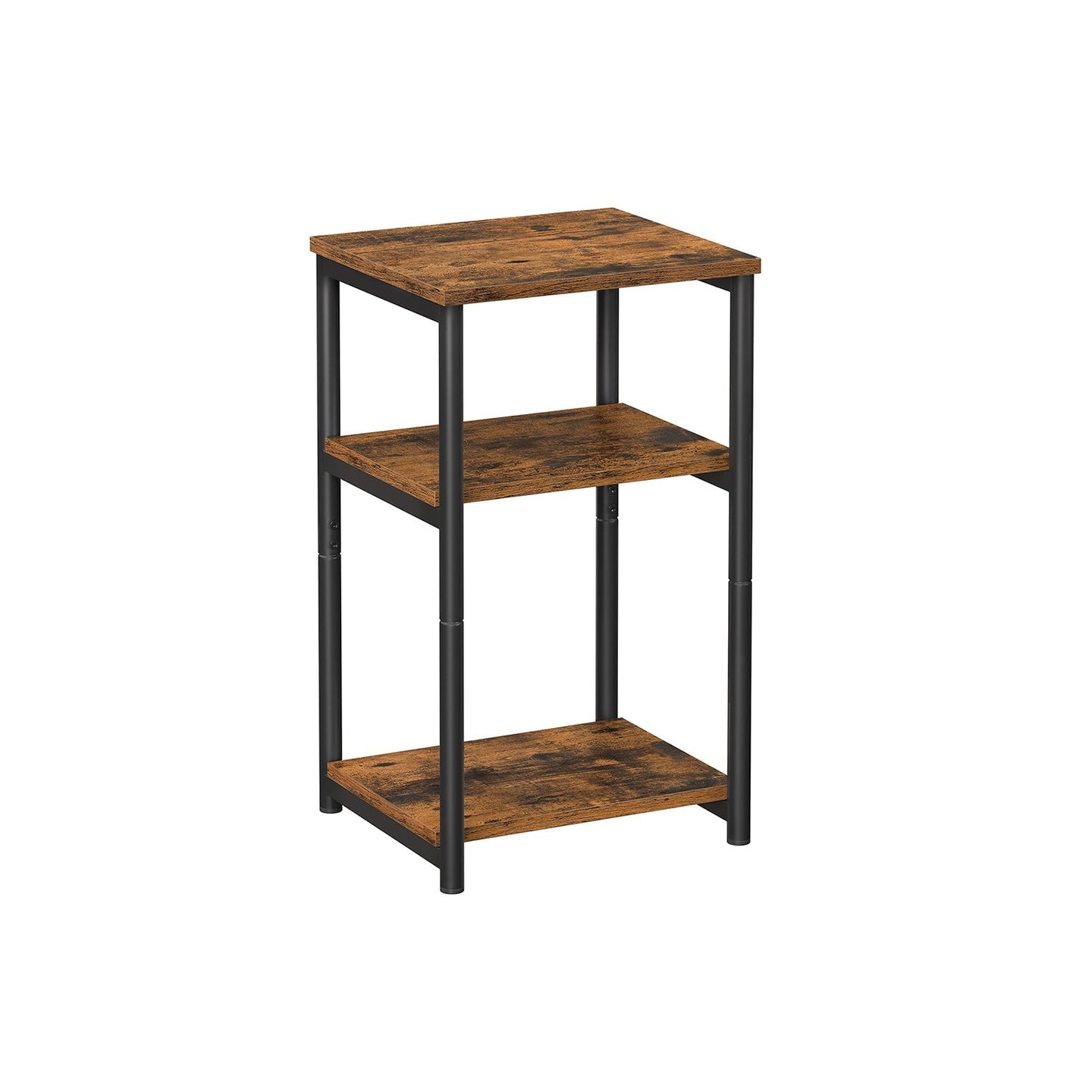 3-Tier End Table - Steel Frame - Versatile for Living Room