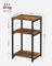3-Tier End Table - Steel Frame - Versatile for Living Room