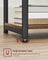 3-Tier End Table - Steel Frame - Versatile for Living Room