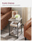 3-Tier End Table - Steel Frame - Heather Greige