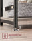 3-Tier End Table - Steel Frame - Heather Greige