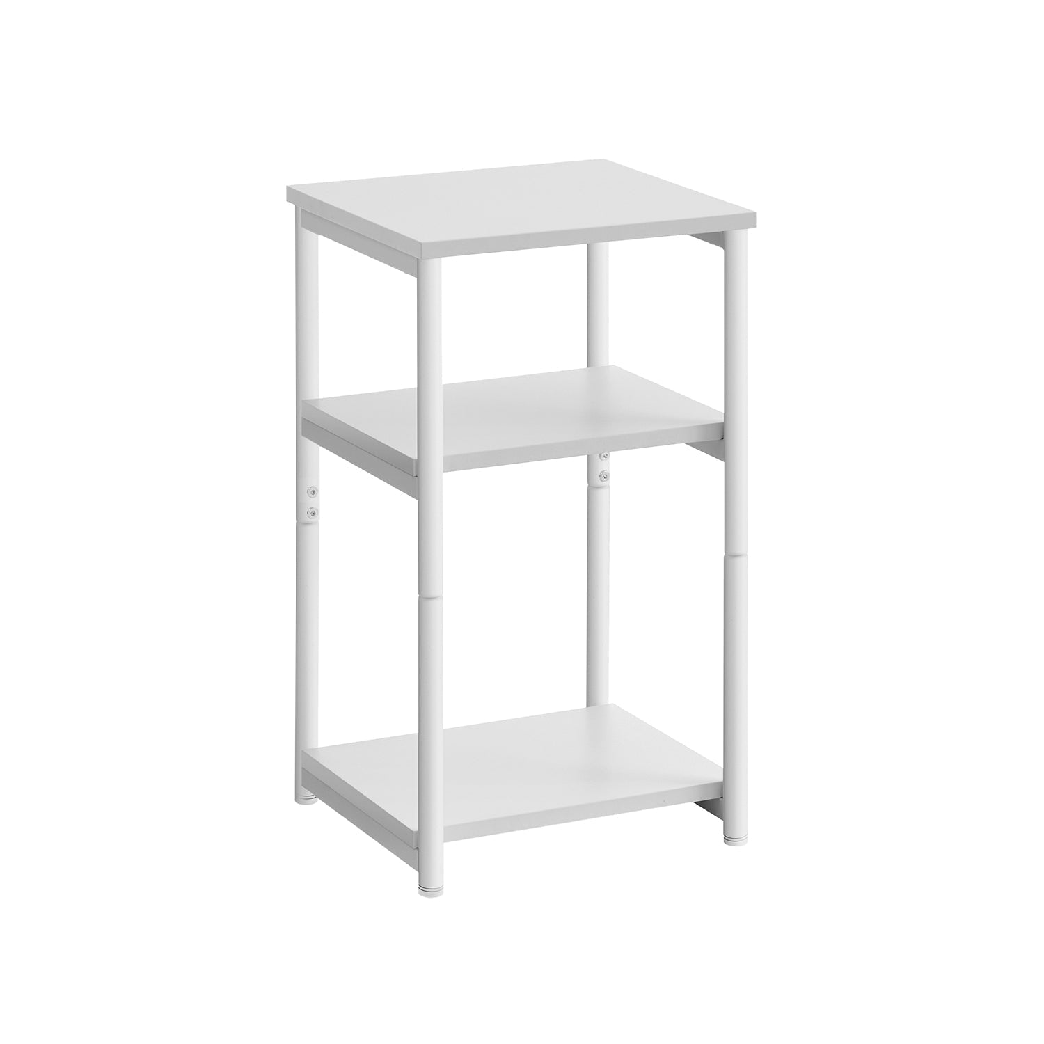 Bedside Table - 3-Tier Design - Steel Frame