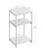Bedside Table - 3-Tier Design - Steel Frame