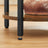 3-Tier Round Accent Table - Steel Frame - Rustic Brown and Black