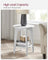 Side Table - Wood - White