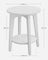 Side Table - Wood - White