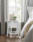 Side Table - Wood - White