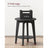 Round Side Table - Metal - Black