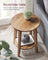 Side Table - Wood - Yellowish Brown