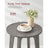 Side Table - Wood - Smoky Grey