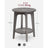 Side Table - Wood - Smoky Grey