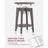 Side Table - Wood - Smoky Grey