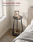 2-Tier Round Side Table - Particleboard - Slate Grey