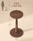 Round Side Table - 30L - Solid Wood Leg - Rubberwood