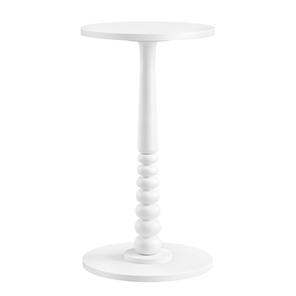 Round Side Table - 30L - Rubberwood - Solid Wood Legs