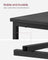 Slim Side Table - Wood - Rustic Brown - Charging Station with 2 Drawers