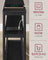 3-Tier Slim Side Table - Wood - Ebony Black - Charging Station and Magazine Rack