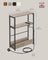 3-Tier Side Table - Wood - Heather Greige - Charging Station and Magazine Rack
