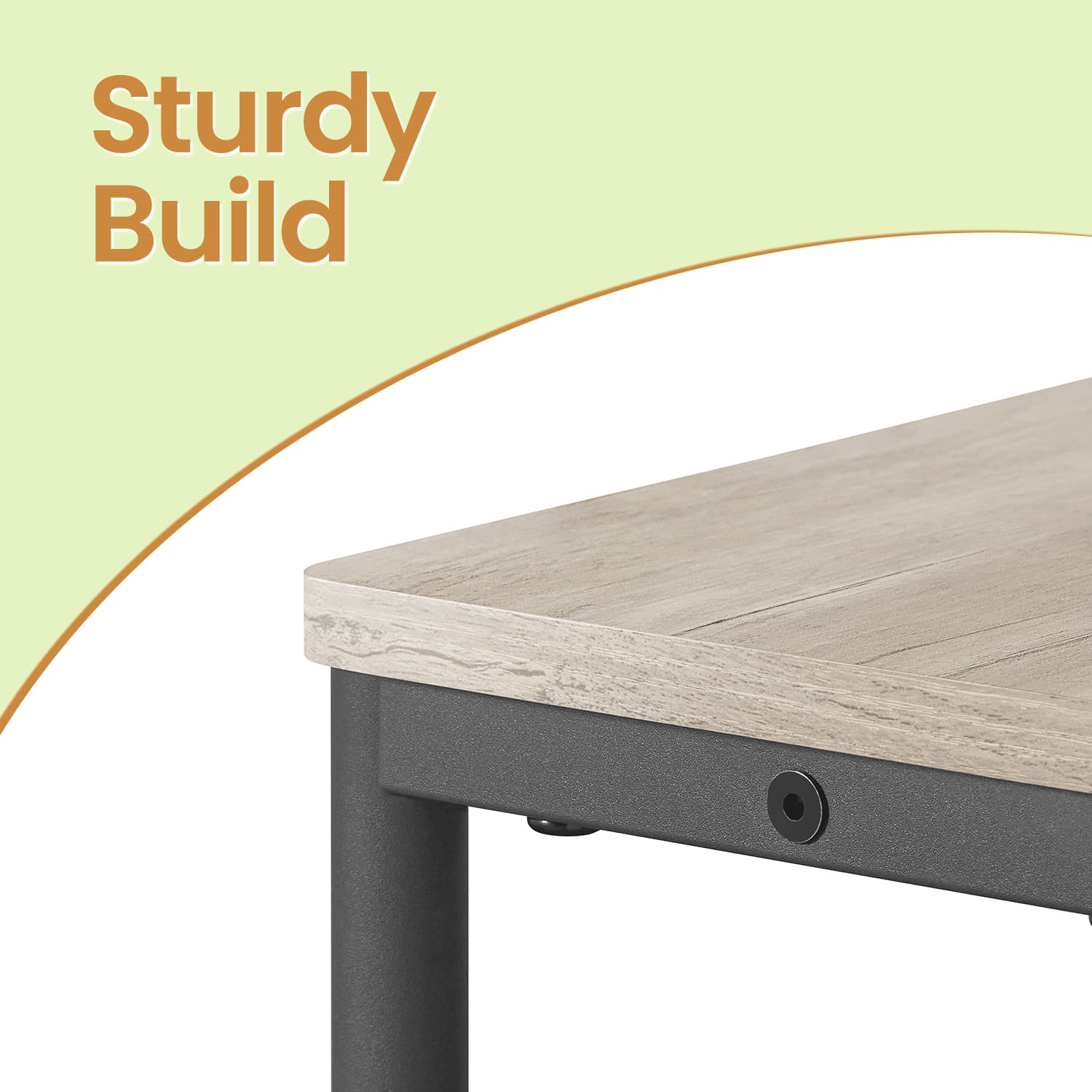 Narrow Bedside Table - Wood - Greige - 3-Tier with Charging Station and Magazine Rack