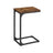 C-Shaped Side Table - Metal - Industrial Gray - Versatile for Living Room and Bedroom