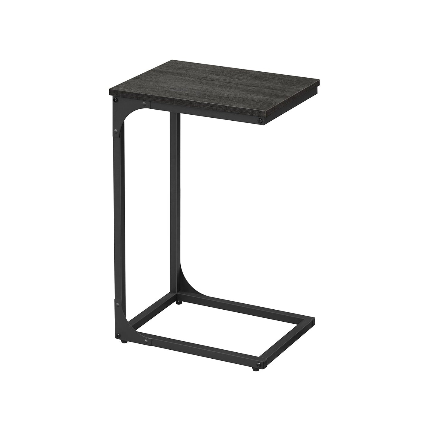 C-Shaped Side Table - Ebonised Oak - Black