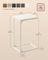 C-Shaped Side Table - Metal Frame - Versatile for Living Room or Bedroom